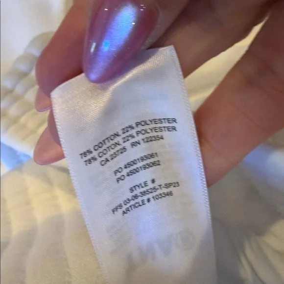 Aritzia TNA Sweatfleece cozy fleece perfect fit sweatpants white 2XS - Picture 4 of 4